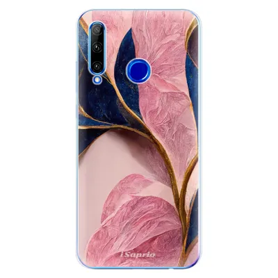 Obrázek produktu pro Silikonové pouzdro iSaprio - Pink Blue Leaves pro Honor 20 Lite