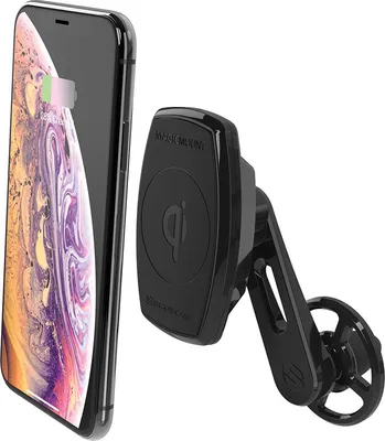 Produktbild von Scosche MagicMount Charge Vent FreeFlow Kühlergrillhalterung mit 10W Qi Wireless Charging