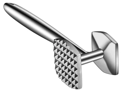 Produktbild von Fleischklopfer aus Edelstahl, multifunktionales Hammer-Werkzeug zur Fleischzartung
