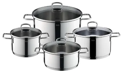 Produktbild von Silit SIL Kochgeschirr-Set „Alicante“ 2109300496 Topfset 4tlg Alicante