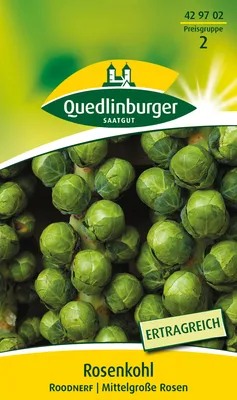 Produktbild von Quedlinburger Saatgut - Rosenkohl Roodnerf - Samen - 429702