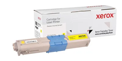 Produktbild von TON Xerox Everyday Toner High Yield Yellow cartridge equivalent to OKI 46508709 for use in: Okidata C332 MC363 MFP