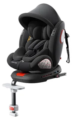 Produktbild von Kindersitz, 360° Drehung, verstellbare Neigung, DPL007-SCHWARZ