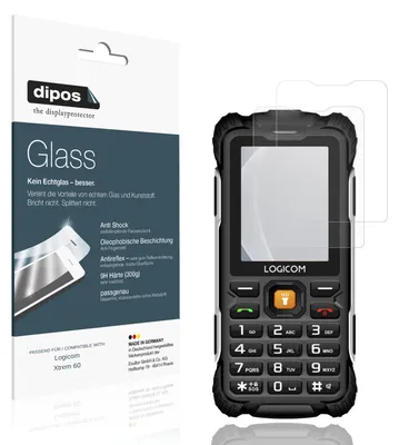 Image de 2x Protection écran pour Logicom Xtrem 60 mat Verre souple Film Protecteur 9H dipos