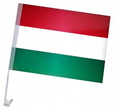 Produktbild von SportTeam® Flagge auf einem Auto Ungarn