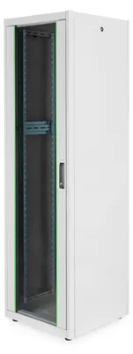 Produktbild von 483-mm-Netzwerkschrank, 42HE (hellgrau, 42 Höheneinheiten)