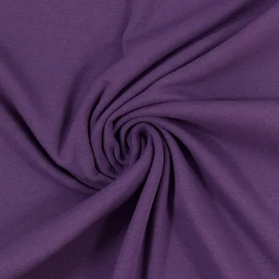 Produktbild von Bündchenstoff Heike van Swafing – 95% Baumwolle 5% Elasthan | 100 | 240 g/m² Fein & Elastisch 0647 Lila