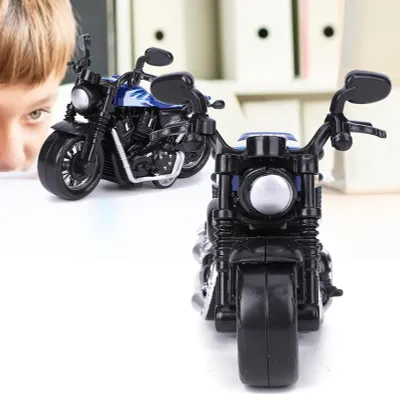 Obrázek produktu pro Slitina motocyklová hračka model vysoce realistická hračka pro děti vozidlo (modrá)