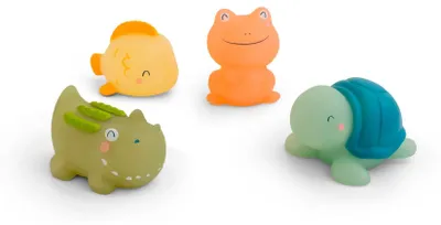 Produktbild von 4er-Set thermosensitive Badespielzeuge, Tropicool