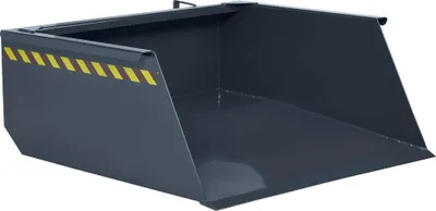 Produktbild von RR Industrietechnik Staplerschaufel Typ RS-150 1740x1900x750mm 1500dm³ RAL 7016 Anthrazitgrau