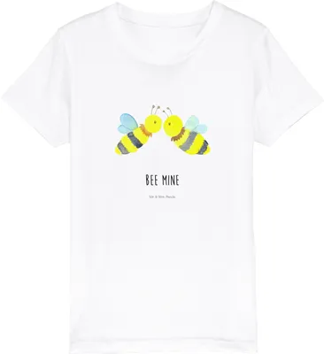 Produktbild von Mr. & Mrs. Panda Kleinkinder T-Shirt Biene Liebe 12-14 Jahre (152/164) - Weiß - Geschenk, Öko Kinder, Kindershirt, Kinder-T-Shirt, Jungen