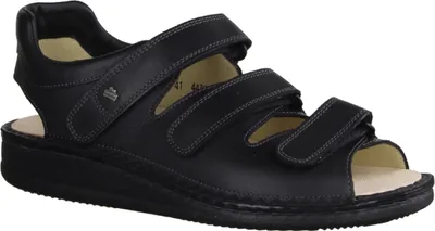 Produktbild von Finn Comfort Tunis Herren Sandale, bequem, Leder, Schwarz, Classic - Marken Finn Comfort, Schwarz, leder (neymar)