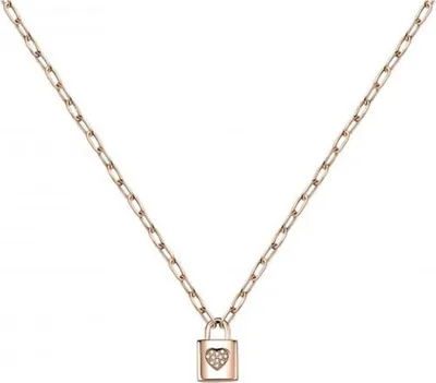 Immagine prodotto di Collana in bronzo con lucchetto Love LPS10ASD03