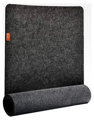 Produktbild von Tischläufer aus Filz, 30 cm x 100 cm, rutschfestes und hitzebeständiges Tischset in Dunkelgrau