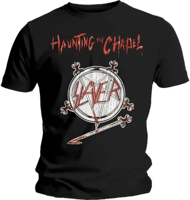 Obrázek produktu pro Slayer - Tričko "Haunting The Chapel" pro muže/dámy Uni RO1494 (S) (Black)