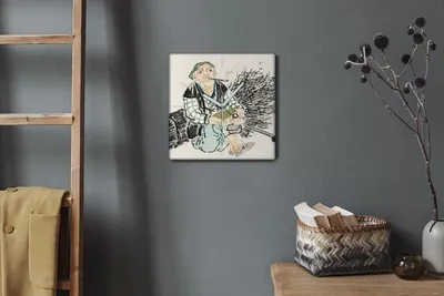 Produktbild von Coloray Hodiny Unikátní 30x30 cm  Tiché hodiny Pro obývací pokoj a kuchyň Nástěnné hodiny Plátno Bílé ručičky hodin - Asijské řezivo