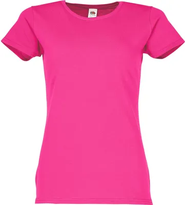 Produktbild von Fruit of the Loom Ladies Iconic 150 T-Shirt Farbe: fuchsia Größe: M