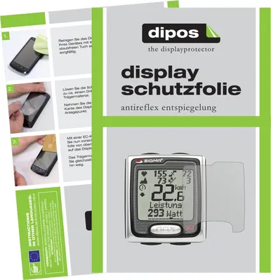 Produktbild von 3x Schutzfolie für Sigma Rox 9.1 matt Displayschutzfolie Folie Display Schutz dipos