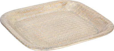 Produktbild von Orientalisches Tablett Kerzentablett Jamira Gold 29cm
