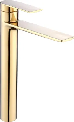 Produktbild von Mexen Zero hohe Waschtischarmatur, gold - 71110-50