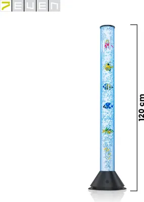 Produktbild von LED-Design & Sprudel-Wassersäule mit Fernbedienung 120cm hoch