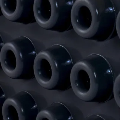 Gerätefüße SJ 5009, 22x10 mm, schwarz, 24 Stück