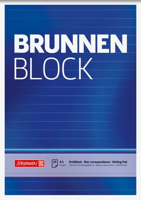 Produktbild von 10XBRUNNEN 1052427 BB A5 70g 50Bl lin