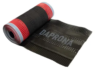 Produktbild von DAPRONA Firstband Alu Super Vent - 230mm x 5m Schwarz (RAL 9005) Rollfirst für eine optimale Dachfirst Abdeckung, Super Butylkleber