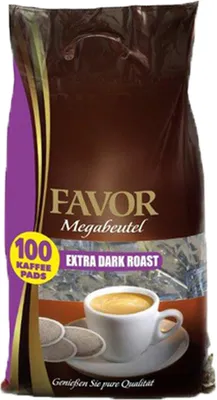 Produktbild von Favor - Extra Dark Roast Megabeutel - 8x 100 pads