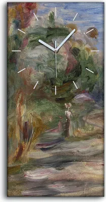 Produktbild von Dekor Leinwand Uhr Wandbilder 30x60 Malerei Abstrakte Wald Bäume Kunst - weiße Hände