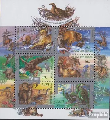 Produktbild von Briefmarken Ukraine 1999 Mi Block19 (kompl.Ausg.) postfrisch Naturfonds der Ukraine
