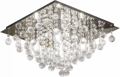 Produktbild von Kronleuchte CRIS 10152 Ø42CM Chrom pol., klar mit Besätzen