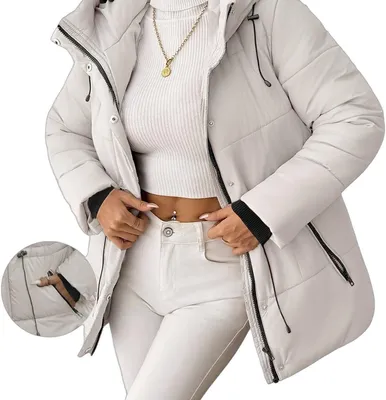 Productafbeelding van Currero Winterjas Dames Beige L