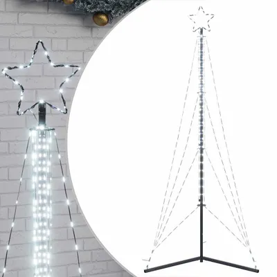 Obrázok produktu pre LED vianočný stromček 483 LED studená biela 240 cm