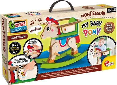 Obrázek produktu pro Lisciani Montessori Wood My Baby Pony, 1 rok/roky, Dřevo, Vícebarevný