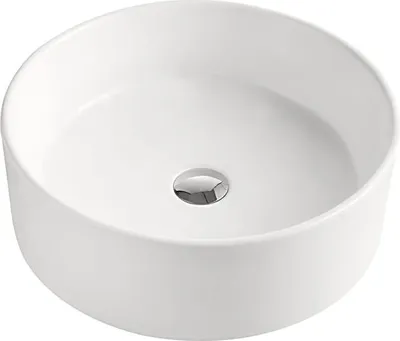 Produktbild von Beitz & Walz AqvaCeramica Aufsatzwaschtisch 460 x 160 mm - mattweiß -