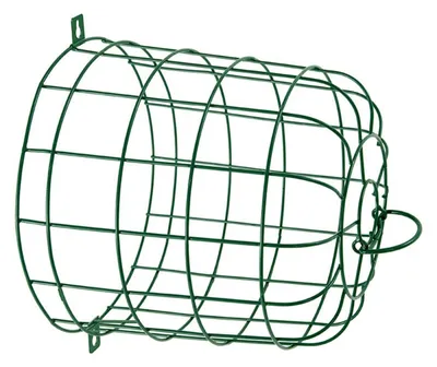 Produktbild von CJ Wildlife Schutzkäfig für Erdnussbutterhaus - Metall, grün - für Dublin Futterspender - zum Aufhängen - für kleine Gartenvögel