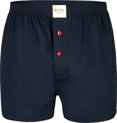 Produktbild von Phil & Co. Berlin Herren Boxer 3-Pack Uni - navy - Größe 4XL