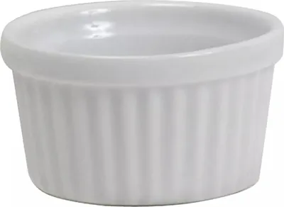Zdjęcie produktu dla BAUSCHER Luzifer Pastetennäpfchen weiß, Höhe: 46 mm, ø: 80 mm