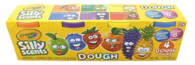 Zdjęcie produktu dla Crayola Silly Scents Plastelina Zapachowa 4 szt.