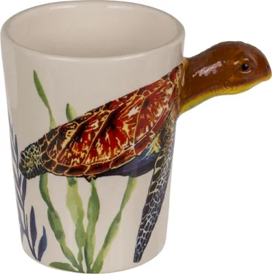 Produktbild von Kaffetasse ca. 300 ml mit 3D Meereswelt Design Tasse Kindertasse