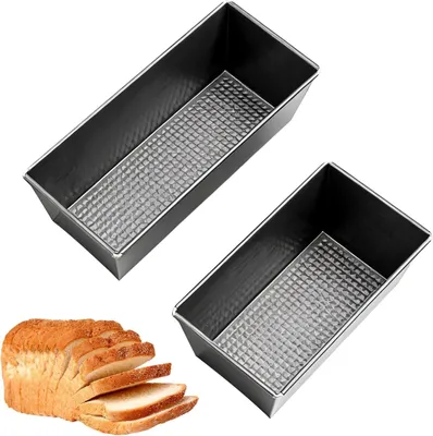 Produktbild von 2 rechteckige Kastenformen aus Kohlenstoffstahl