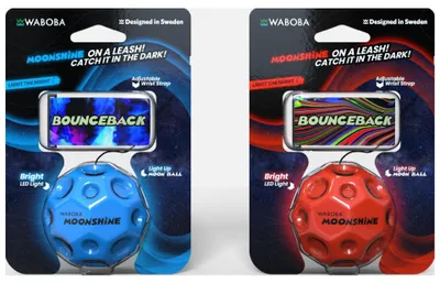 Obrázok produktu pre Hračka Waboba LED Springball – modrá – svietiaca lopta