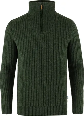 Produktbild von Fjällräven Fjäll Räven Herren Övik Half Zip Knit Deep Forest L