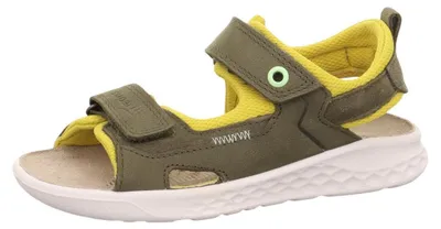 Image de Superfit Lagoon Midi : Sandales vertes pour garçons, chaussures de loisirs