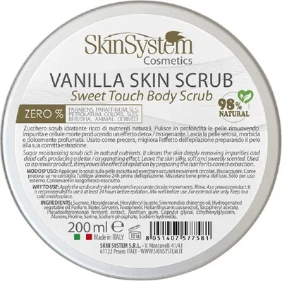 Image de SkinSystem Vanilla Skin Scrub Sweet Touch Body Scrub 200ml - gommage hydratant