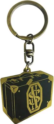 Image de Fantastic Beasts - Porte-clés, métal, valise CD130 (taille unique) (doré/noir)