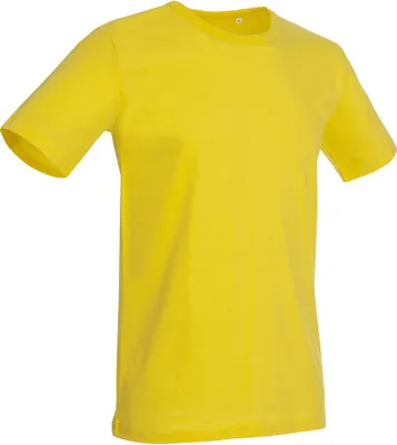 Produktbild von Stedman ST9020 | Crew Neck Herren T-Shirt Morgan - Farbe: Daisy Yellow - Größe: XL
