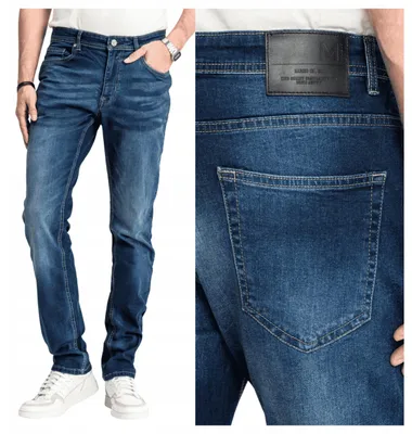 Zdjęcie produktu dla Spodnie jeansowe męskie Marcus | Felix, model 2079, krój prosty, rozmiar W31 L34
