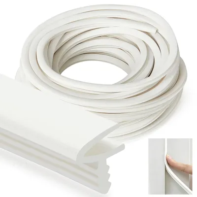 Deurabdichtung weiß 20 m für Nut 3,3 mm und Falz 11 mm